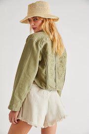 Free People Lonely Hearts Jacket Top