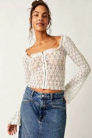 Free People FP One Madison Blouse Top