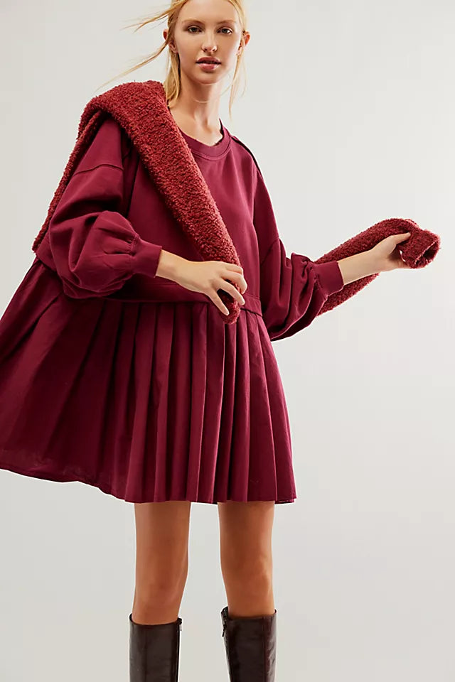 Free People Eleanor Sweatshirt Tunic Dress Free People Eleanor Sweatshirt Tunic Dress