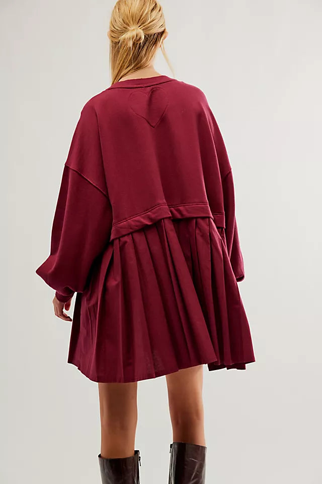 Free People Eleanor Sweatshirt Tunic Dress Free People Eleanor Sweatshirt Tunic Dress
