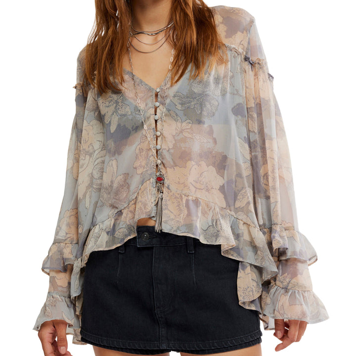 Free People Day Dreaming Blouse Top