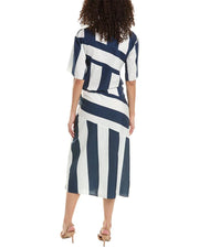 Frances Valentine Amanda Striped Midi Shirtdress