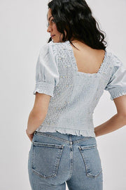 Free People Cecelia Top Blouse