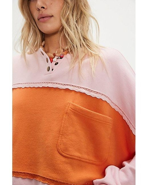 Free People Strawberry Sweatshirt Top