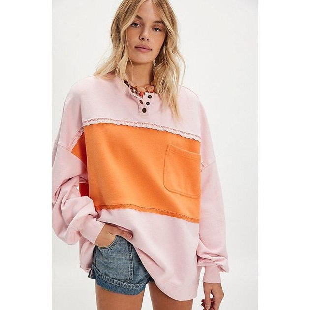 Free People Strawberry Sweatshirt Top