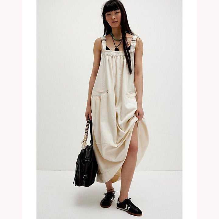 Free People Machu Barrel Midi Maxi Dress