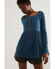 Free People Pretty Please Tunic Top