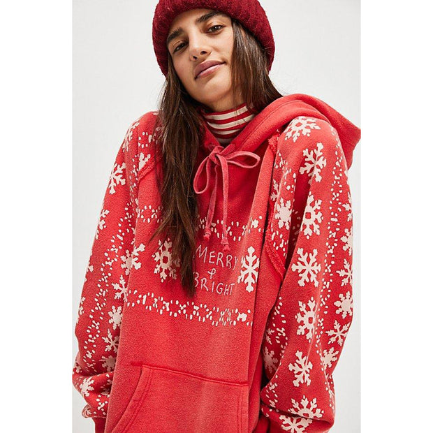 Free People Keepsake Hoodie Sweatshirt Top