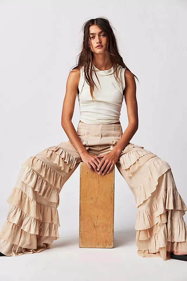 Free People Rock And Frill Pants