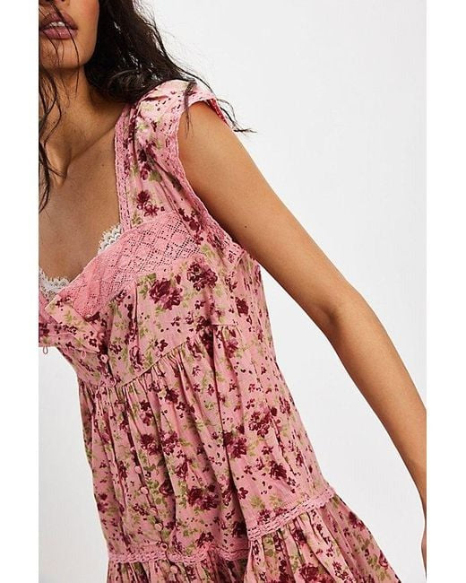 Free people Alessia Print Mini Dress