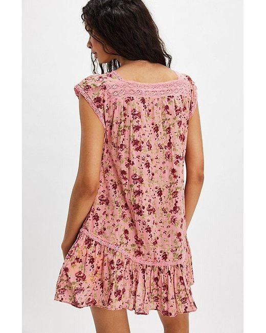 Free people Alessia Print Mini Dress
