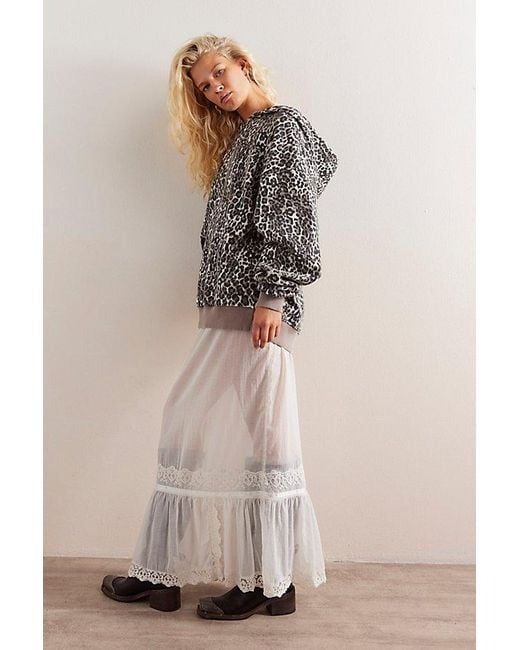 Free People We The Free It's A Vibe Print Hoodie Top
