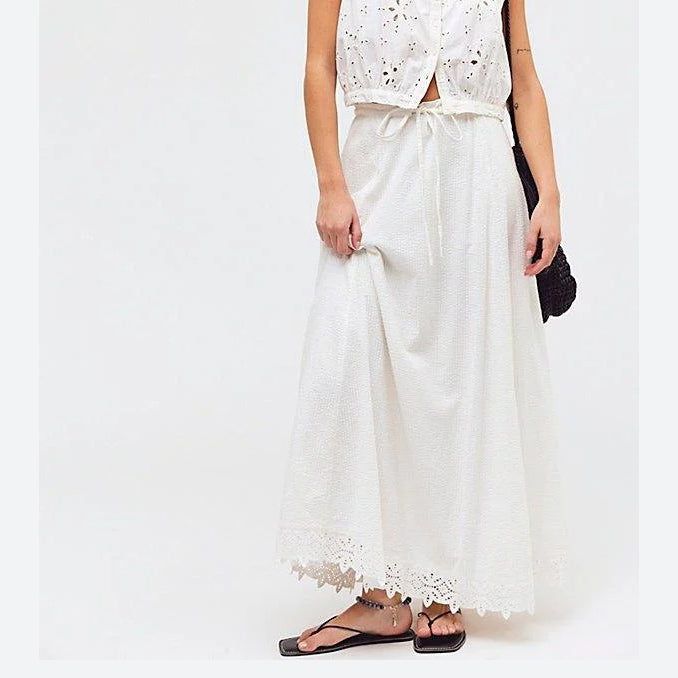Free People Madelyn Cotton Maxi Skirt