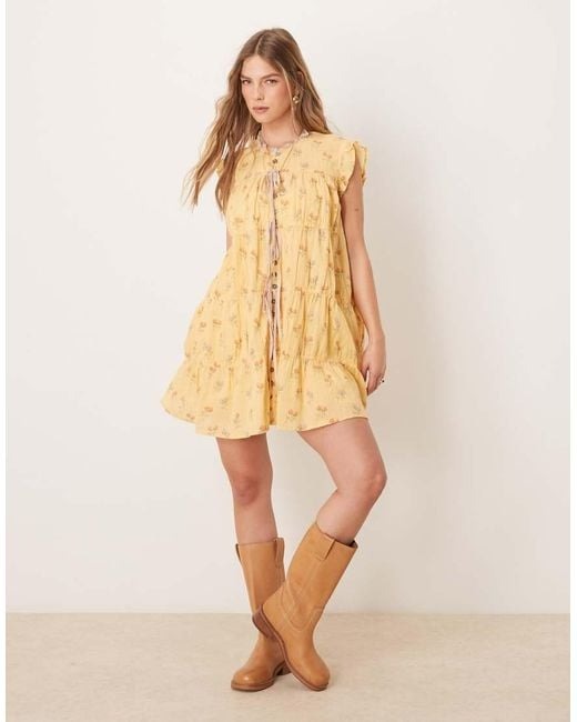 Free People Sundown Tunic Mini Dress