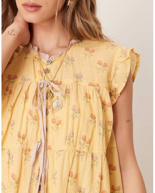 Free People Sundown Tunic Mini Dress