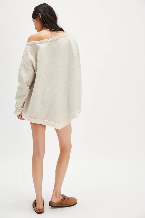 Free People Conrad Pullover Sweatshirt Top