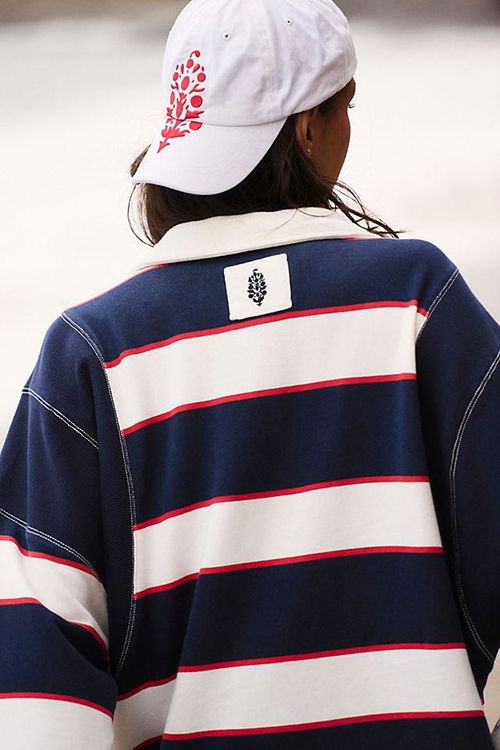 Free People FP Movement Work It Out Printed Pullover Top