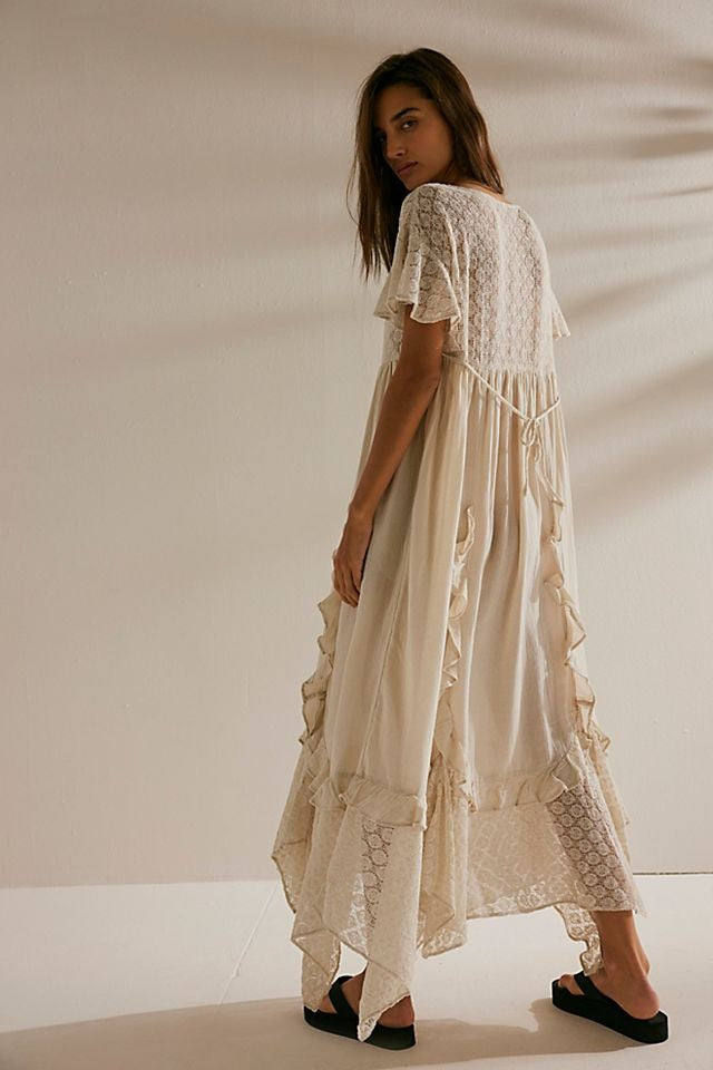 Free People Free-est Bring The Romance Midi Dress