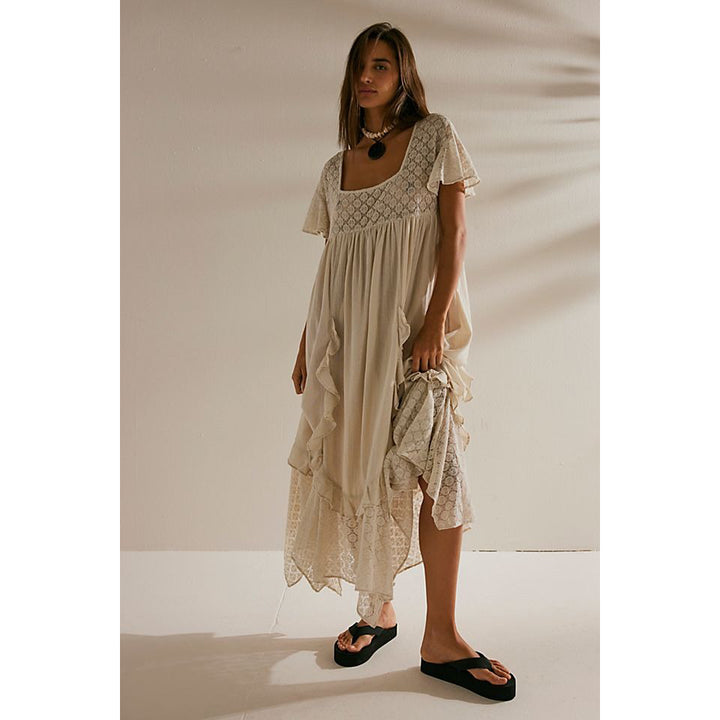 Free People Free-est Bring The Romance Midi Dress