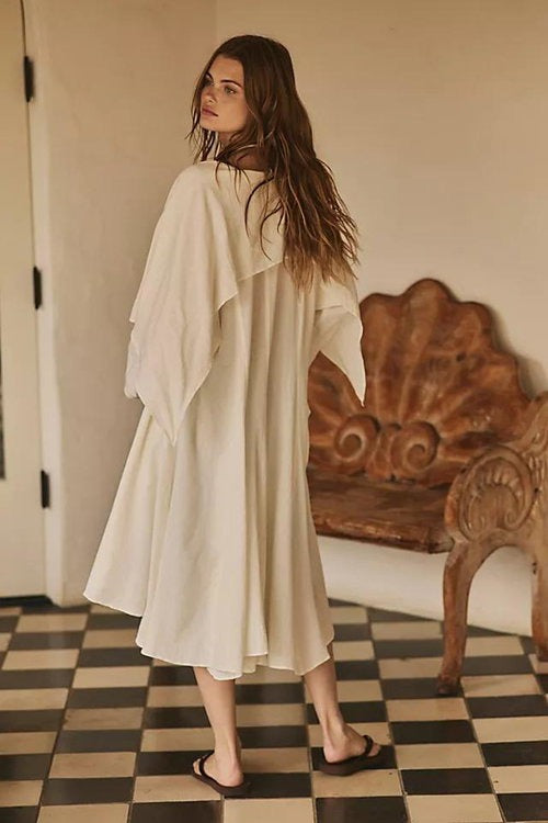 Free People Free-est Full Circle Coverup Robe Duster Maxi Top
