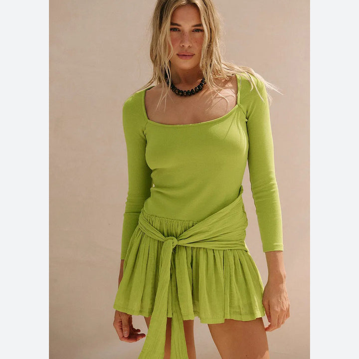 Free People Free-est Lexi Drop-Waist Mini Dress