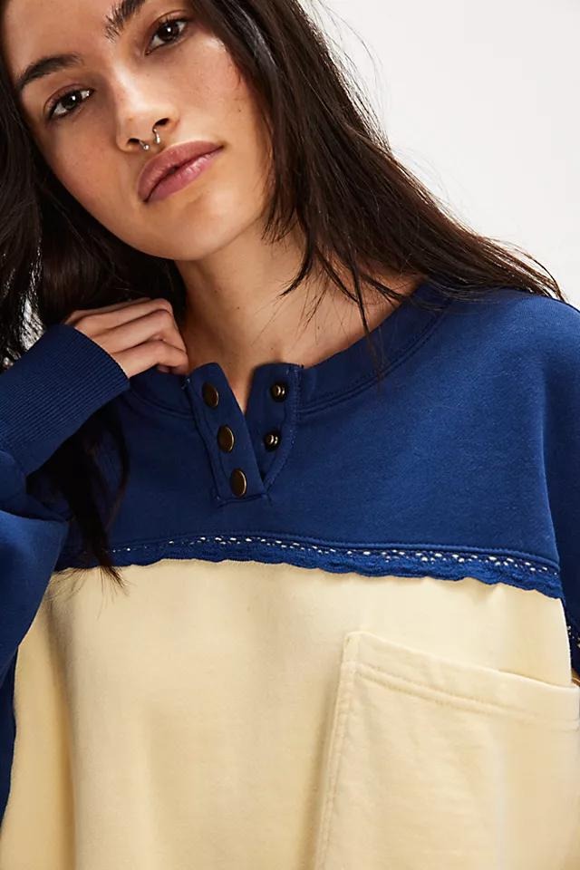 Free People Strawberry Sweatshirt Top