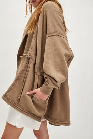 Free People Boothbay Sweatshirt Jacket Cardi Top