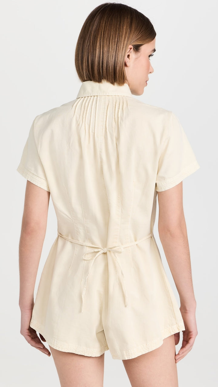 Free People Keep It Crisp Shortall Romper