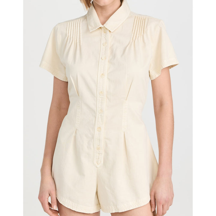 Free People Keep It Crisp Shortall Romper