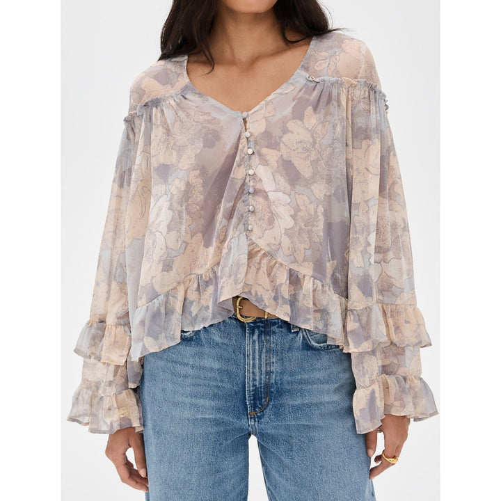 Free People Day Dreaming Blouse Top