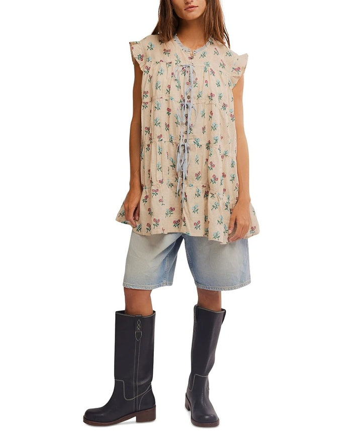 Free People Sundown Tunic Mini Dress