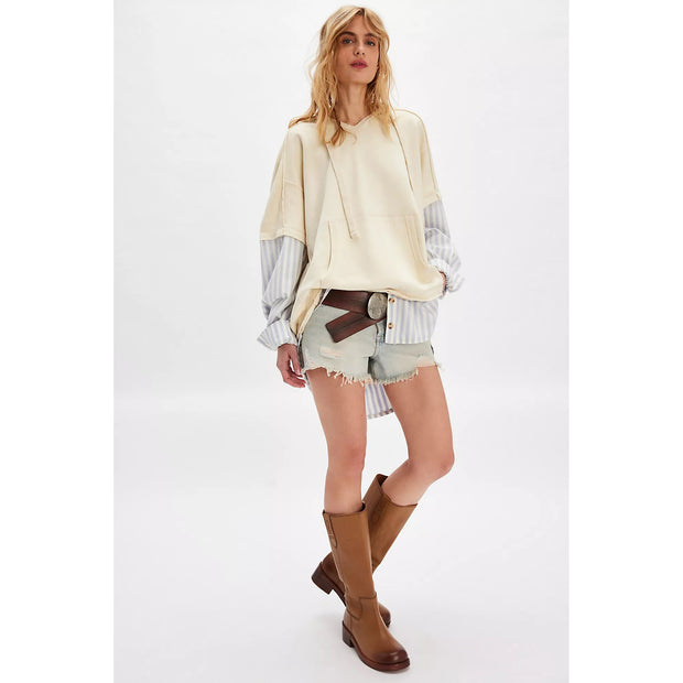 Free People We The Free Need You Twofer Hoodie Top