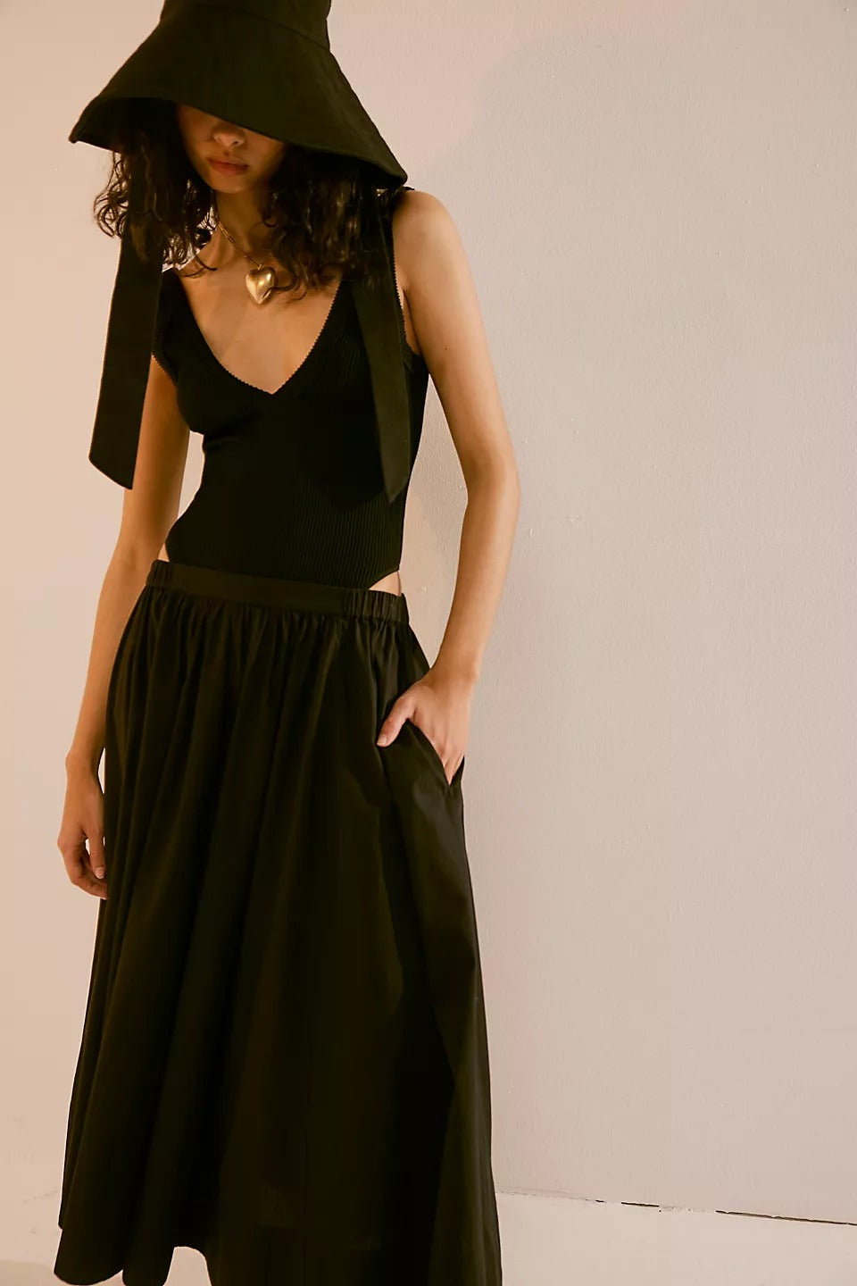 Free People Free-Est Lowen Midi Skirt