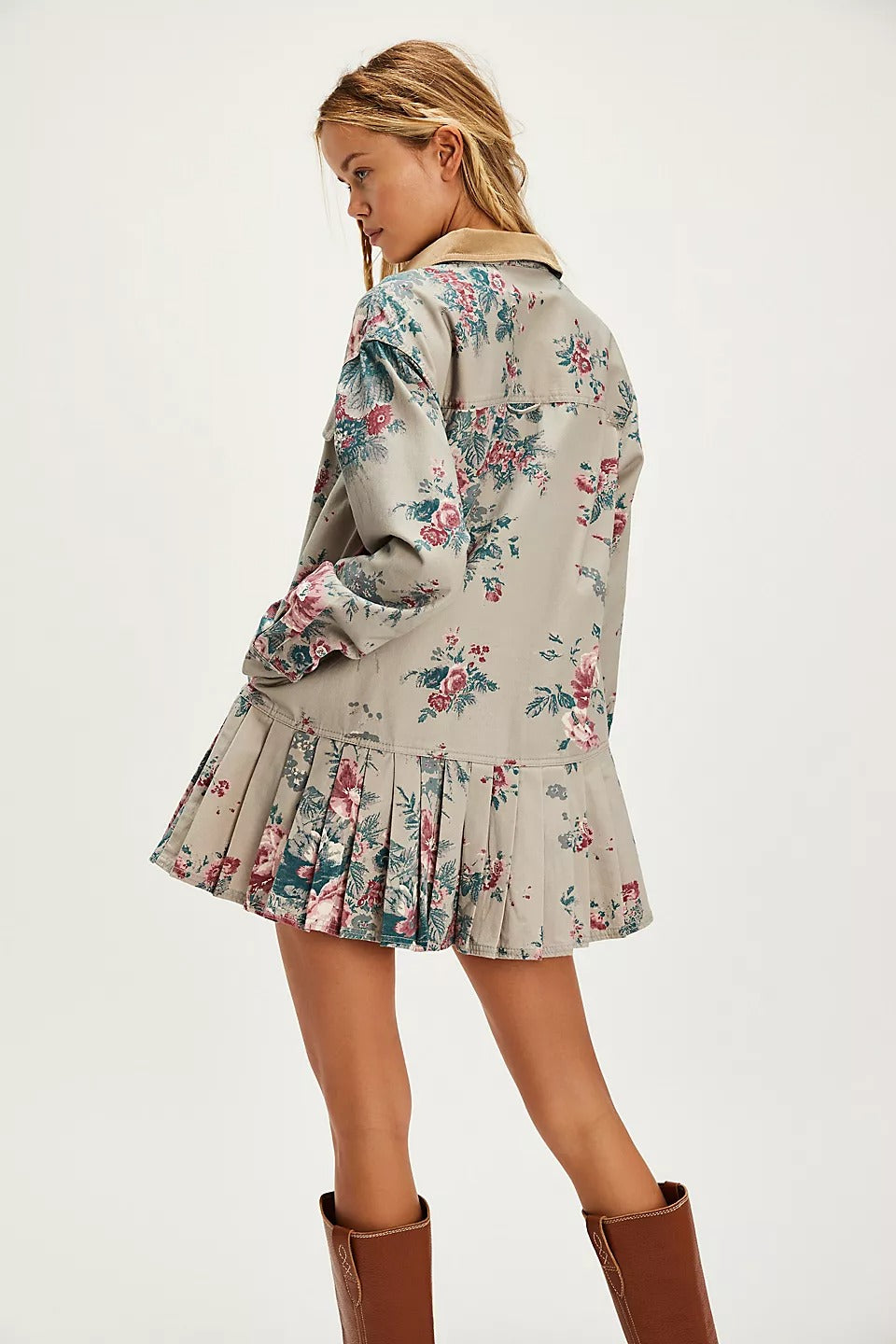 Free People Connor Printed Mini Dress