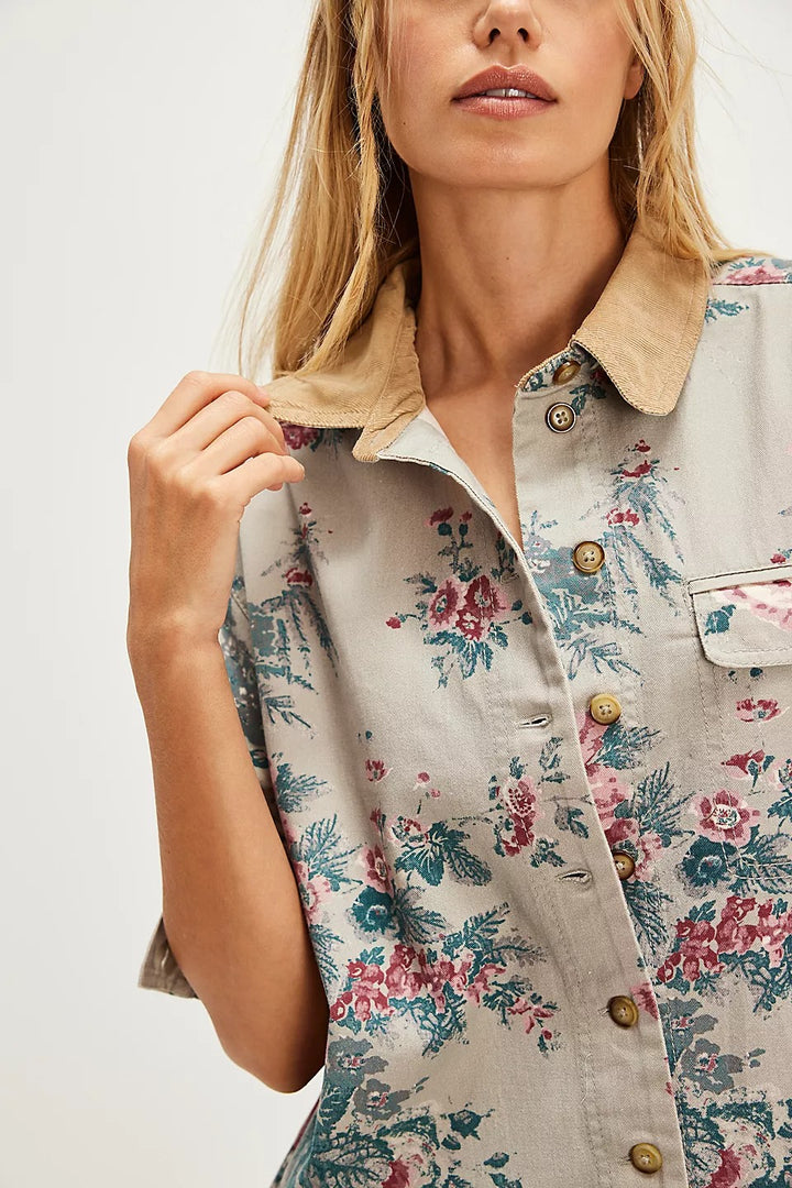 Free People Connor Printed Mini Dress