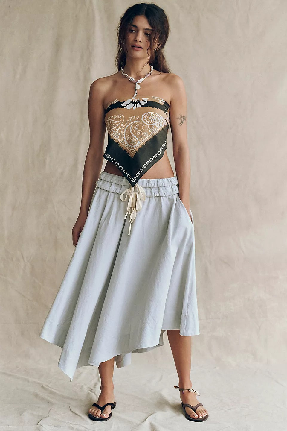 Free People Free-est Rumi Midi Skirt