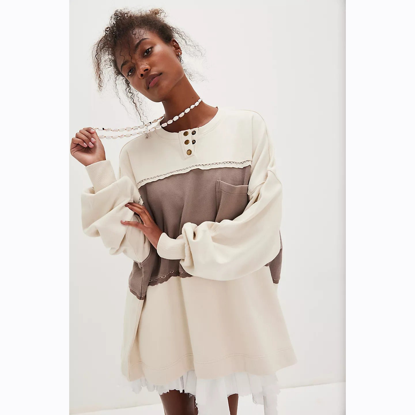 Free People Strawberry Sweatshirt Top – White Chocolate Couture