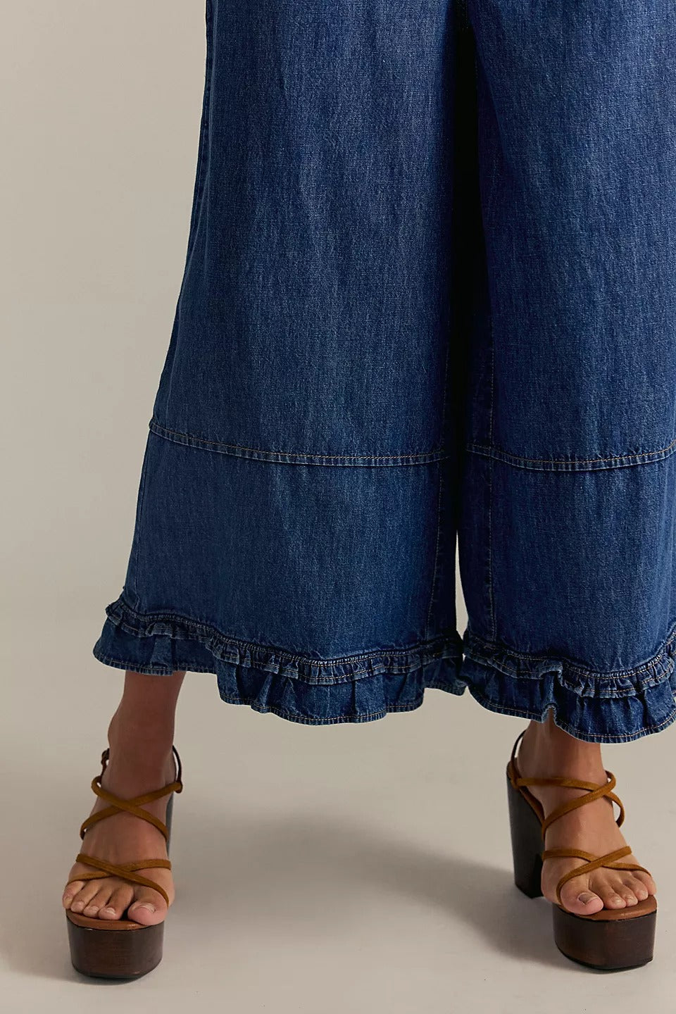 Free People We The Free Love Me Not Bloomer Jeans Pants