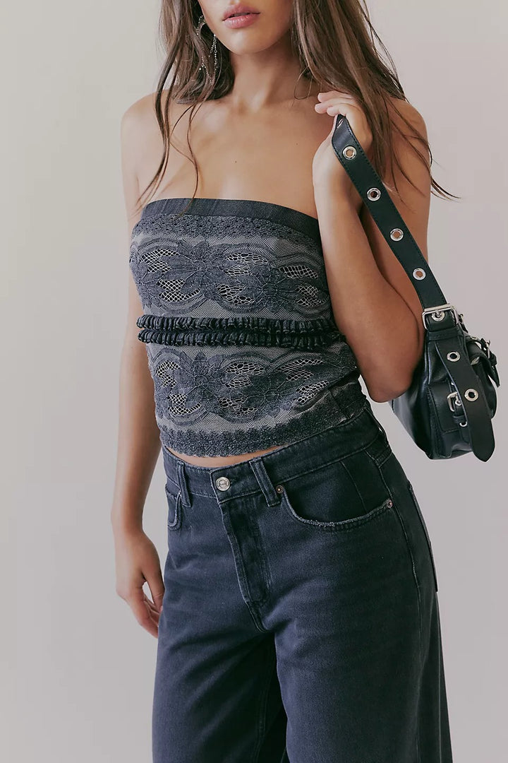 Free People Juniper Tube Blouse Top