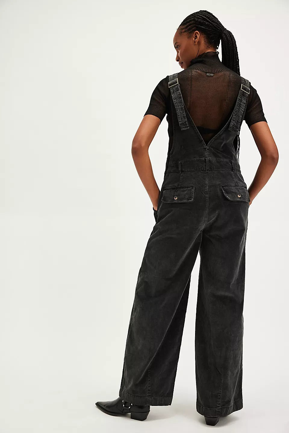 Free People Mara Cord Overall Jumpsuit