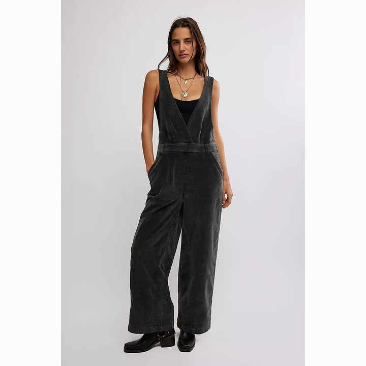 Free People Mara Cord Overall Jumpsuit