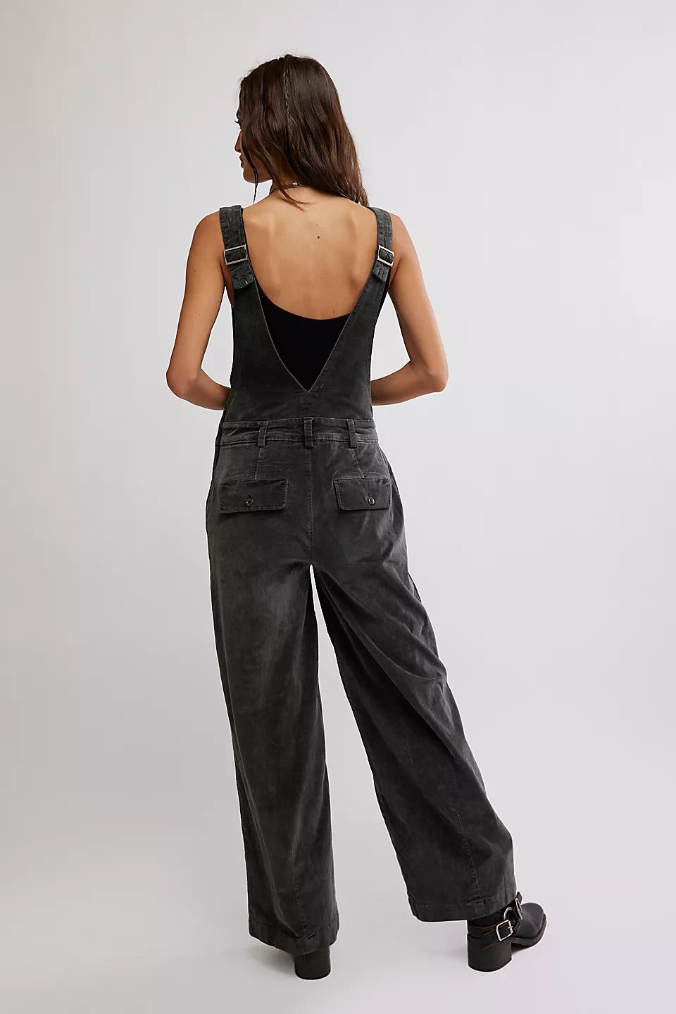Free People Mara Cord Overall Jumpsuit