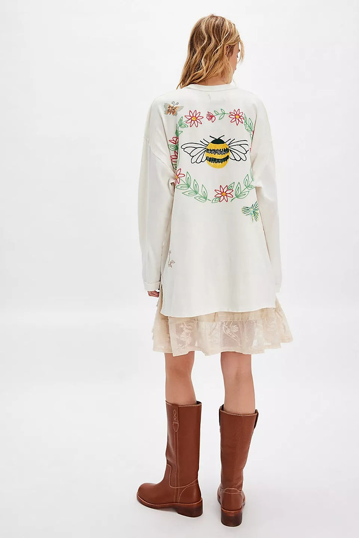 Free People We The Free Never Leaf Me Tee Tunic Top