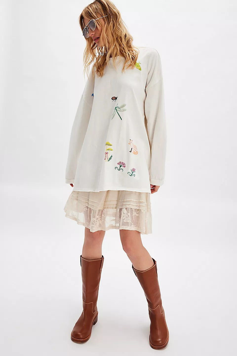 Free People We The Free Never Leaf Me Tee Tunic Top