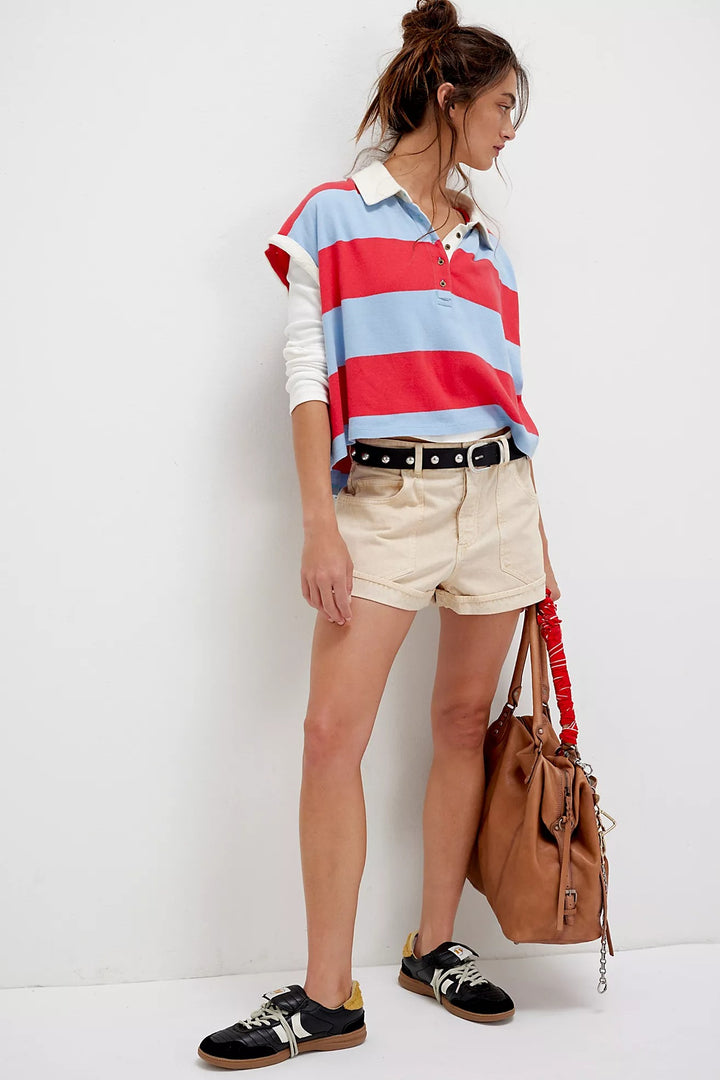 Free People We The Free Dust In The Wind Chino Shorts