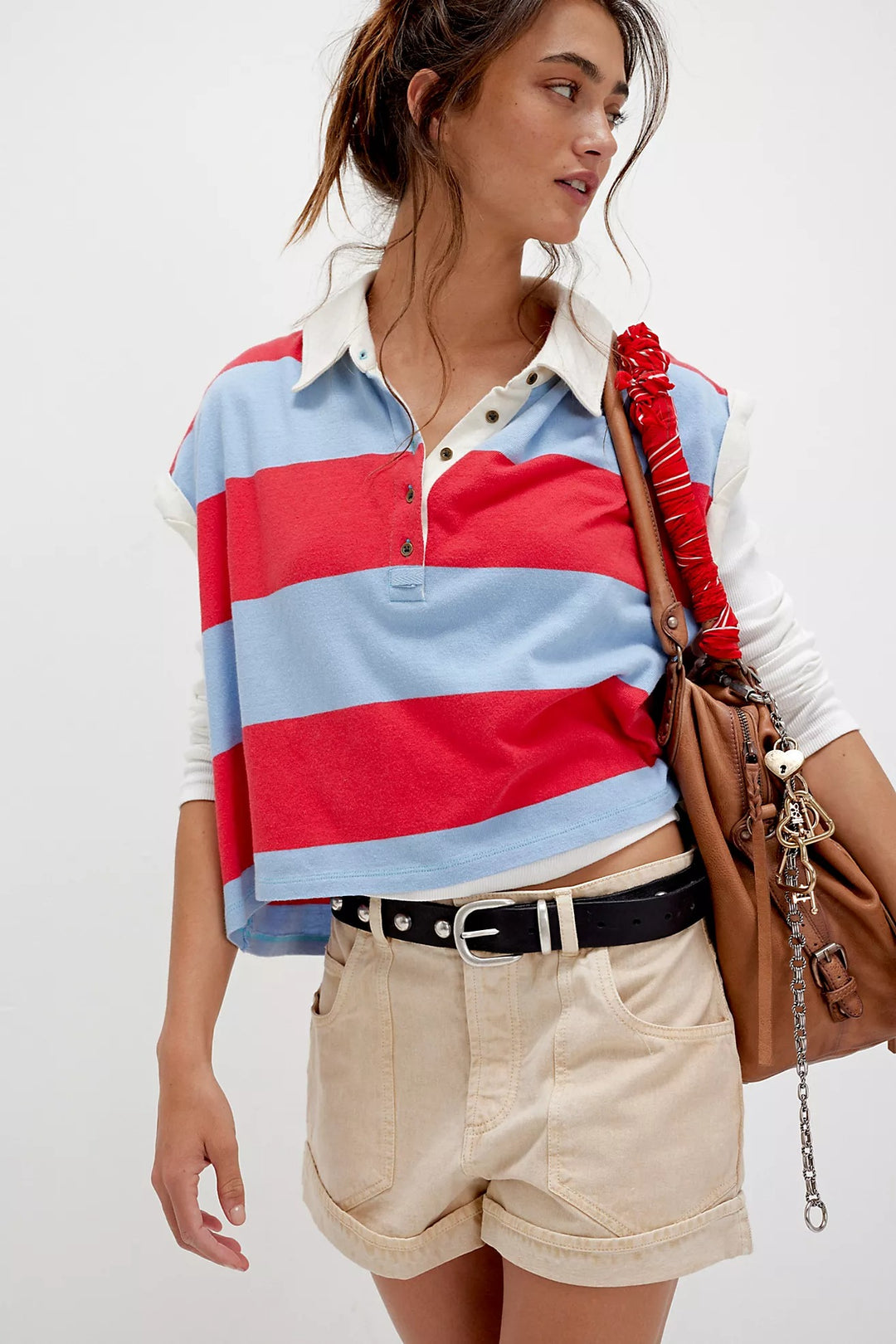 Free People We The Free Dust In The Wind Chino Shorts