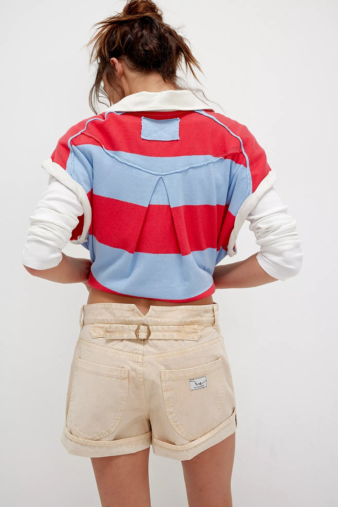 Free People We The Free Dust In The Wind Chino Shorts