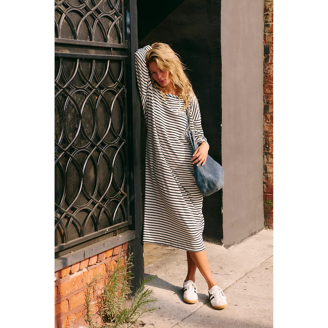 free style cotton dress long Free Thinker in White "timeless" Style Caftan | Soft Jersey Knit Organic Cotton | Perfect Loungewear House Dress | Long Maxi Dress