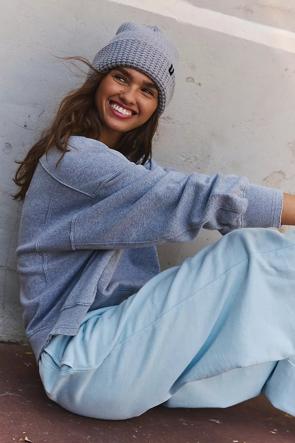 Free People FP Movement Intercept Pullover Sweatshirt Top