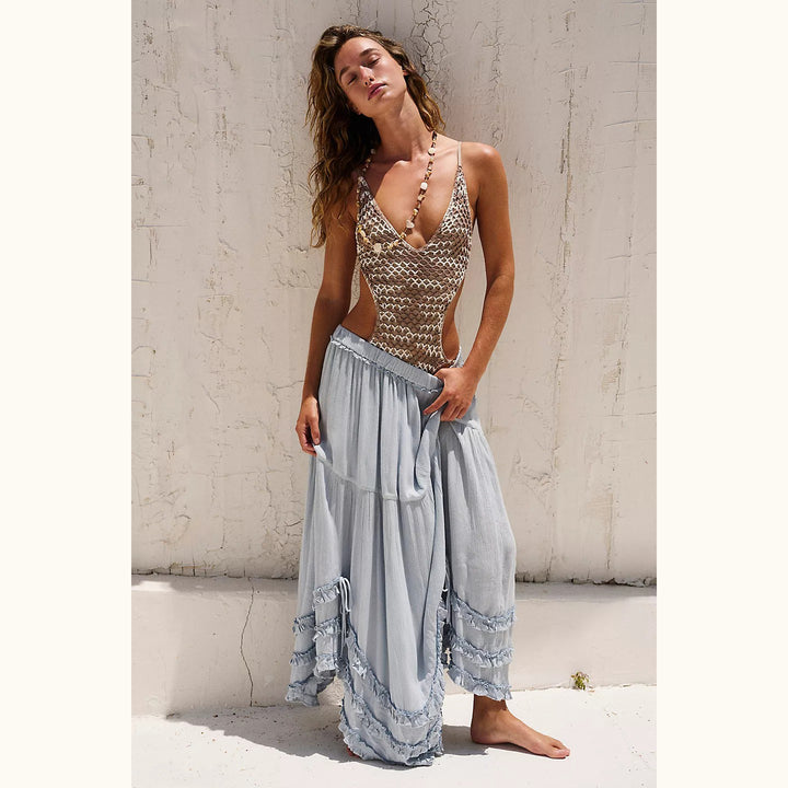 Free People Free-est Vienna Midi Skirt